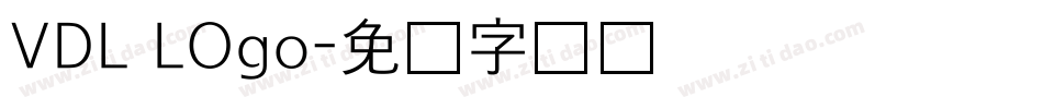 VDL LOgo字体转换